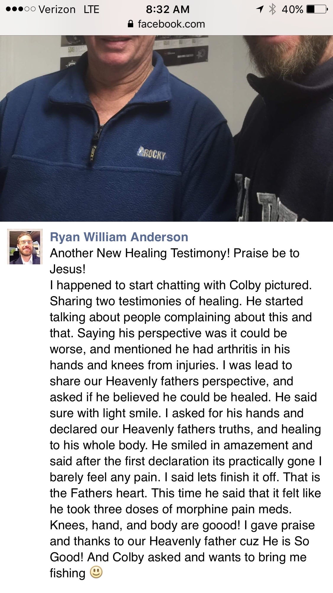 Arthritis healed by prayer testimony